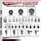 Service Caster 5'' Semi Steel Wheel Swivel 7/8'' Expanding Stem Caster Set 2 Brakes, 4PK SCC-EX20S515-SSR-2-TLB-2-78 - alternate 2